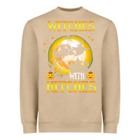 Mushroom witches with hitches funny halloween costume gift Heavyweight Sweatshirt - PixelFlow