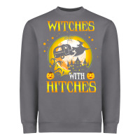 Storm witches with hitches funny halloween costume gift Heavyweight Sweatshirt - PixelFlow
