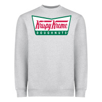 Heather Grey krispy kreme Heavyweight Sweatshirt - PixelFlow