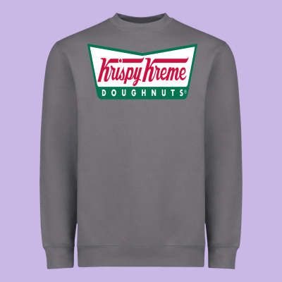Krispy Kreme Heavyweight Sweatshirt Designed By Pixelflow
