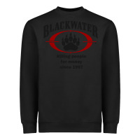 Black Blackwater Heavyweight Sweatshirt - PixelFlow