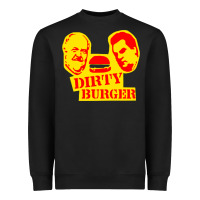 Black dirty burger Heavyweight Sweatshirt - PixelFlow