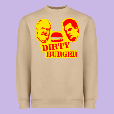 Dirty Burger Heavyweight Sweatshirt Designed By Pixelflow