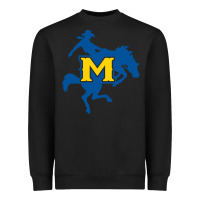 Black mcneese  athletics Heavyweight Sweatshirt - PixelFlow