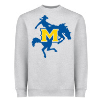 Heather Grey mcneese  athletics Heavyweight Sweatshirt - PixelFlow