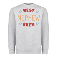 Heather Grey Best nephew ever Heavyweight Sweatshirt - PixelFlow