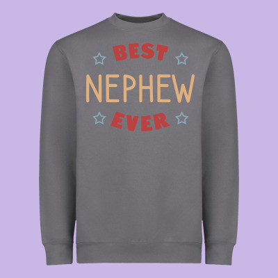 Best Nephew Ever Heavyweight Sweatshirt Designed By Pixelflow