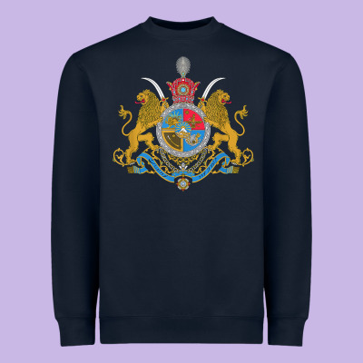 Iran Coat Of Arms Flag Souvenir Iranian Persian Heavyweight Sweatshirt Designed By Pixelflow