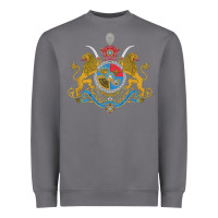 Storm Iran Coat of arms Flag souvenir Iranian Persian Heavyweight Sweatshirt - PixelFlow