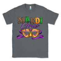 Charcoal Heather happy mardi gras carnival mask Classic Tee - Jasminsmagicworld