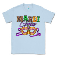 Dusty Blue happy mardi gras carnival mask Classic Tee - Jasminsmagicworld