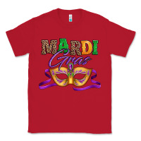 Red happy mardi gras carnival mask Classic Tee - Jasminsmagicworld