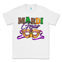 White happy mardi gras carnival mask Classic Tee - Jasminsmagicworld