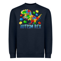 Navy autism rex Heavyweight Sweatshirt - BarkalooDesign