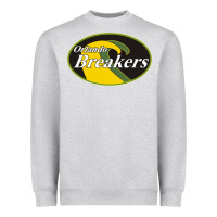 Heather Grey Orlando breakers football team Heavyweight Sweatshirt - PixelFlow