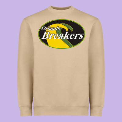 Orlando Breakers Football Team Heavyweight Sweatshirt Designed By Pixelflow