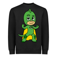 Black gekko cat boy Heavyweight Sweatshirt - PixelFlow