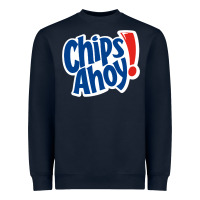 Navy chips ahoy snack Heavyweight Sweatshirt - PixelFlow