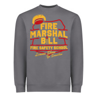 Storm fire marshal bill fire safety school funny firefighter t shirt Heavyweight Sweatshirt - PixelFlow