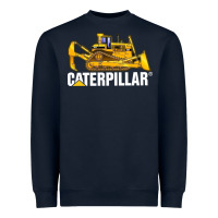 Navy bulldozercat 2 Heavyweight Sweatshirt - PixelFlow