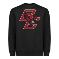 Black boston college eagl3s Heavyweight Sweatshirt - SnappyArt