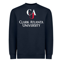 Navy clark atlanta university Heavyweight Sweatshirt - SnappyArt