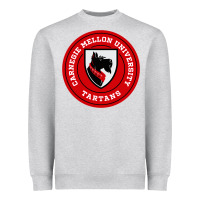 Heather Grey carnegie mellon tartans Heavyweight Sweatshirt - SnappyArt
