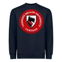 Navy carnegie mellon tartans Heavyweight Sweatshirt - SnappyArt