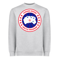 Heather Grey canada goose Heavyweight Sweatshirt - SnappyArt