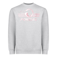 Heather Grey pontiac distressed Heavyweight Sweatshirt - SnappyArt