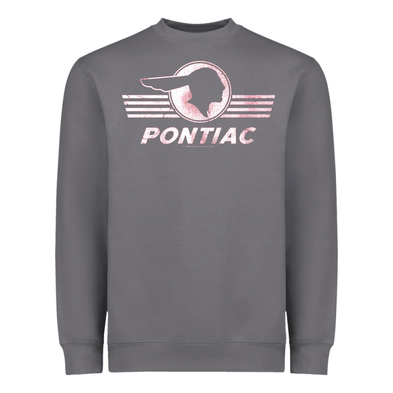 Pontiac Distressed Heavyweight Sweatshirt by SnappyArt | Teevron