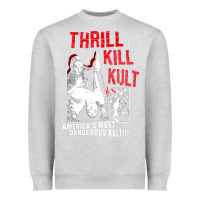Heather Grey Thrill Kill Kults, Thrill Kill Kults vintage, Thrill Kill Kults art, T Heavyweight Sweatshirt - SnappyArt