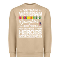 Mushroom VietNam Veteran daughter Most People Never Meet Their Heroes Heavyweight Sweatshirt - SnappyArt