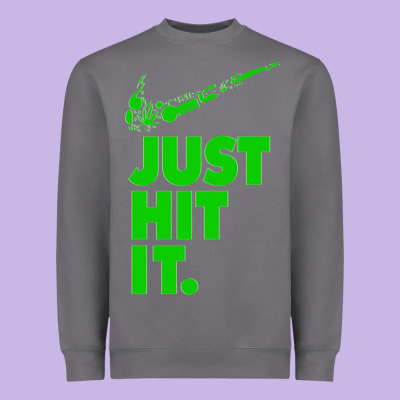 Just Hit It Cannabis Weed Vintage Retro Design For Weed Lover Heavyweight Sweatshirt Designed By Snappyart