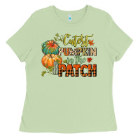 Matcha cutest pumpkin in the patch Ladies Tee - CowGirlArtShop