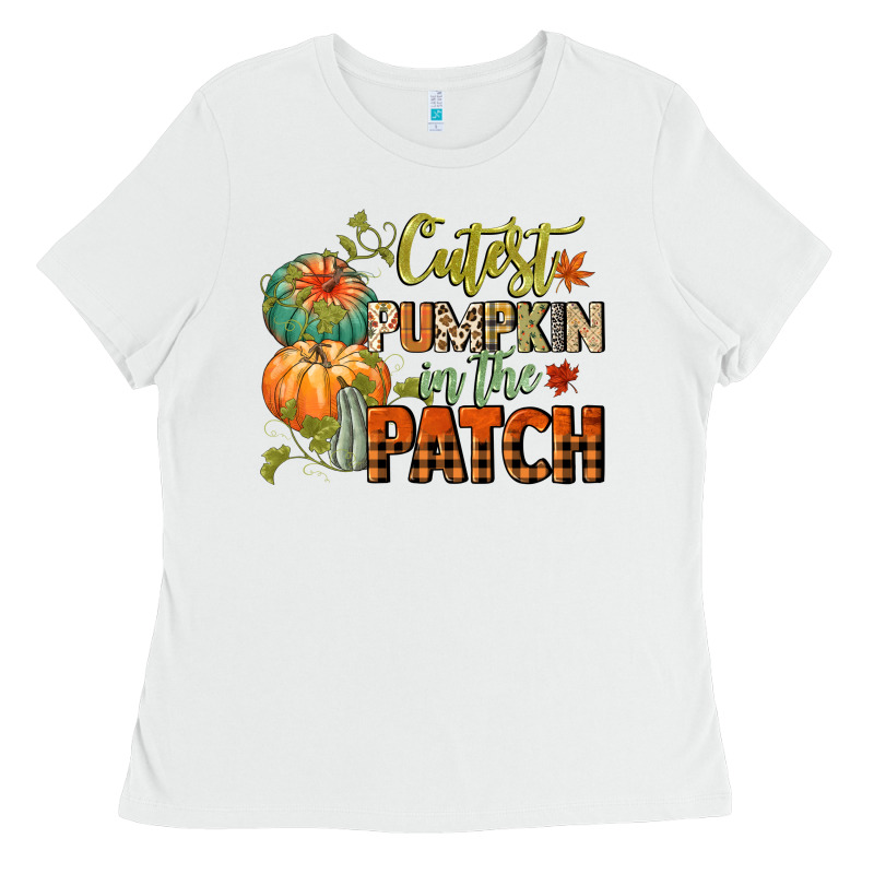 Cutest Pumpkin In The Patch Ladies Tee by CowGirlArtShop | Teevron