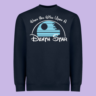 When You Wish Upon A Death Star Heavyweight Sweatshirt Designed By Snappyart