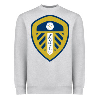 Heather Grey leeds-fc Heavyweight Sweatshirt - SnappyArt