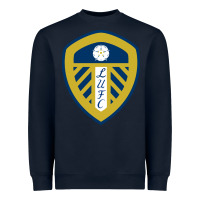 Navy leeds-fc Heavyweight Sweatshirt - SnappyArt