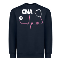 Navy cna nurse t shirt Heavyweight Sweatshirt - SnappyArt