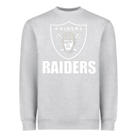 Heather Grey raiders Heavyweight Sweatshirt - SnappyArt