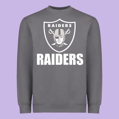 Raiders Heavyweight Sweatshirt Designed By Snappyart