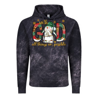 Cloud Black with god all things are possible with snowman bbs Vintage Hoodie - BundleAndBundleShop