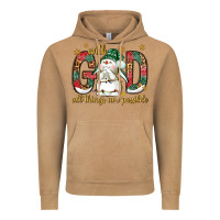 Vintage Camel with god all things are possible with snowman bbs Vintage Hoodie - BundleAndBundleShop