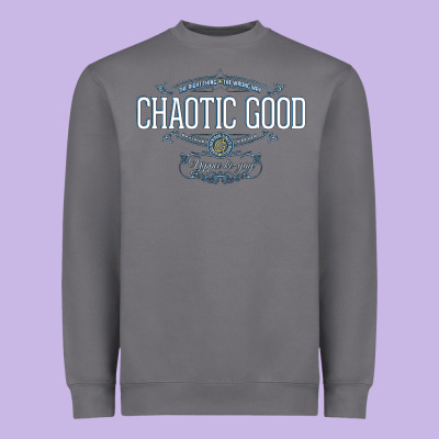 Chaotic Good Essential  Copy Heavyweight Sweatshirt Designed By Snappyart