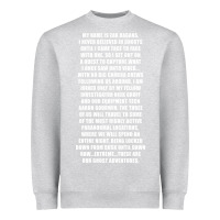 Heather Grey MY NAME IS ZAK BAGANS - GHOST ADVENTURES Heavyweight Sweatshirt - SnappyArt