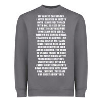 Storm MY NAME IS ZAK BAGANS - GHOST ADVENTURES Heavyweight Sweatshirt - SnappyArt