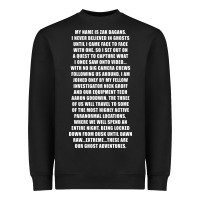 My Name Is Zak Bagans - Ghost Adventures Heavyweight Sweatshirt | Teevron