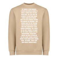 Mushroom MY NAME IS ZAK BAGANS - GHOST ADVENTURES Heavyweight Sweatshirt - SnappyArt