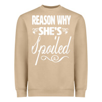 Mushroom the reason she is spoiled couples matching set valentines t shirt Heavyweight Sweatshirt - SnappyArt